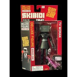 2025 Skibidi Toilet 6" Deluxe Figure Series One TV Woman New in Box